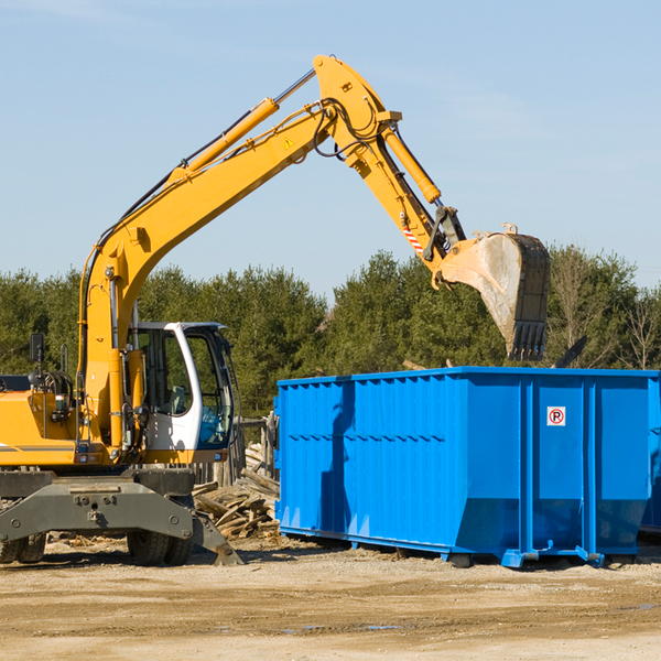 can i choose the location where the residential dumpster will be placed in Port Byron Illinois